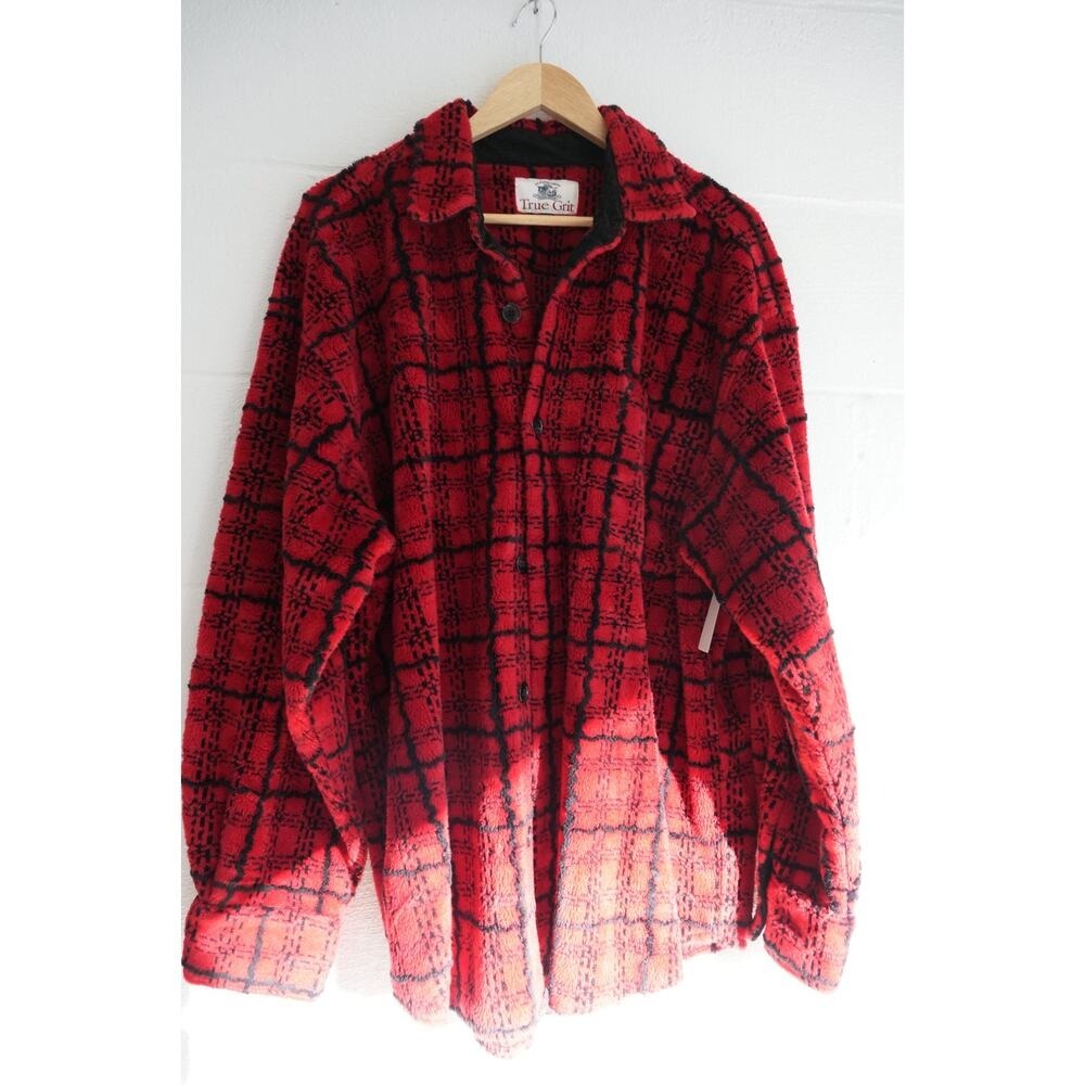 True‎ Grit The Original Standard Red Pullover Fleece Size Extra Large
